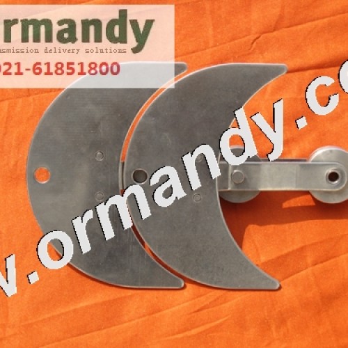 Stainless steel crescent chain